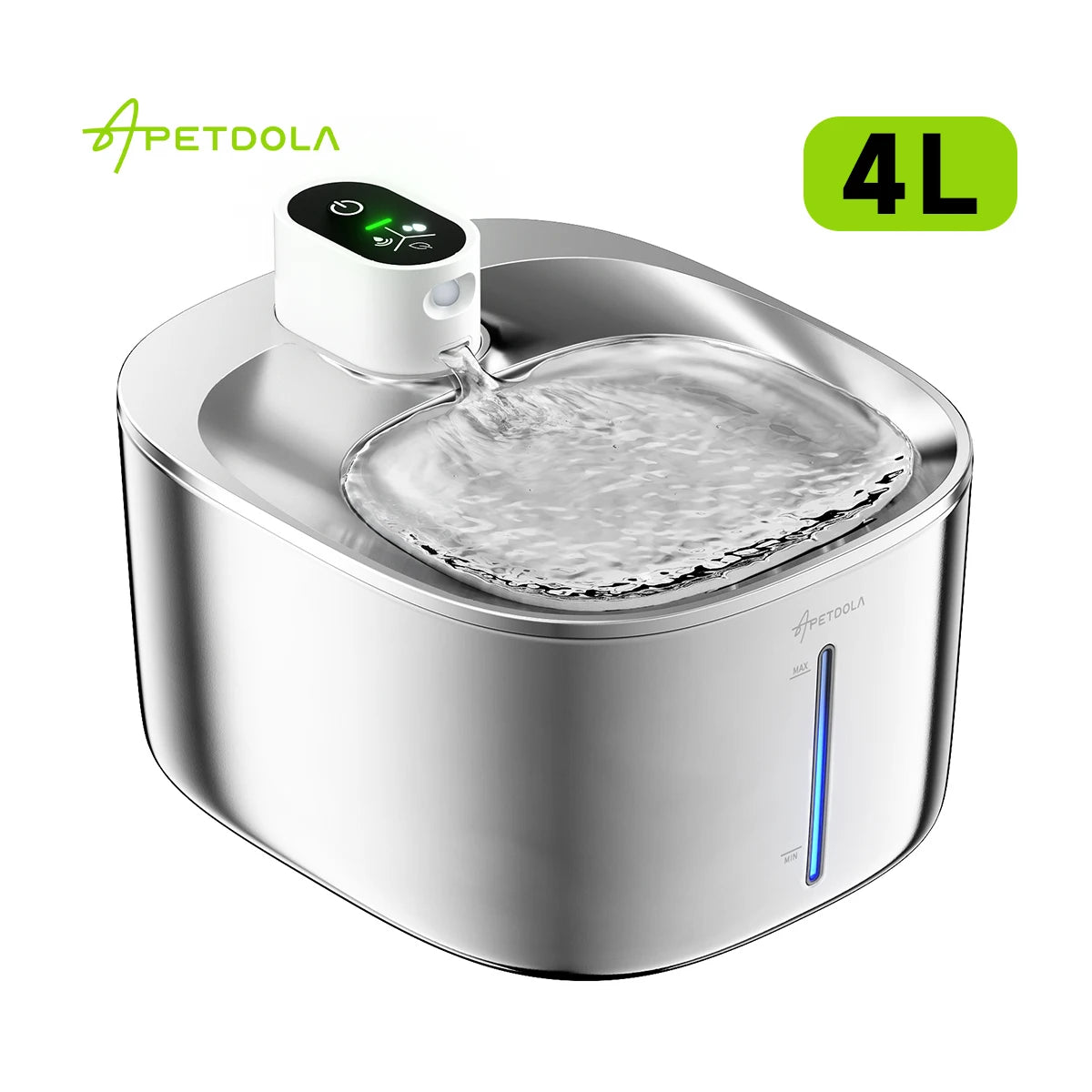 4L Wireless Automatic Cat and Dog Water Fountain with Sensor Technology - Pet Water Dispenser Accessories