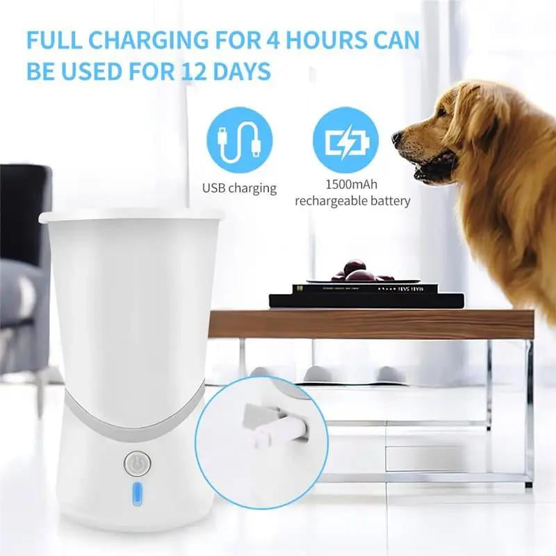 Portable Automatic Dog Paw Cleaner - Silicone Foot Washer Cup for Small and Medium Dogs