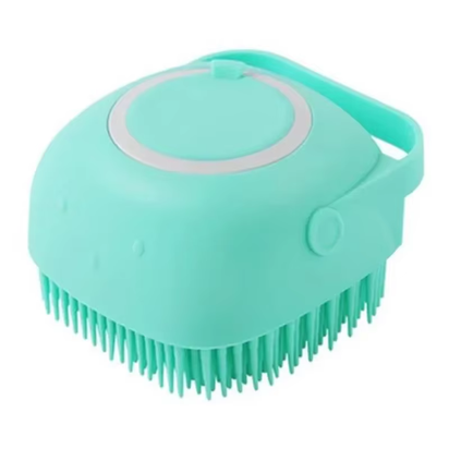 Silicone Dog Bath Massage Gloves and Brush - Pet Grooming Tool for Effective Cleaning and Shampoo Application
