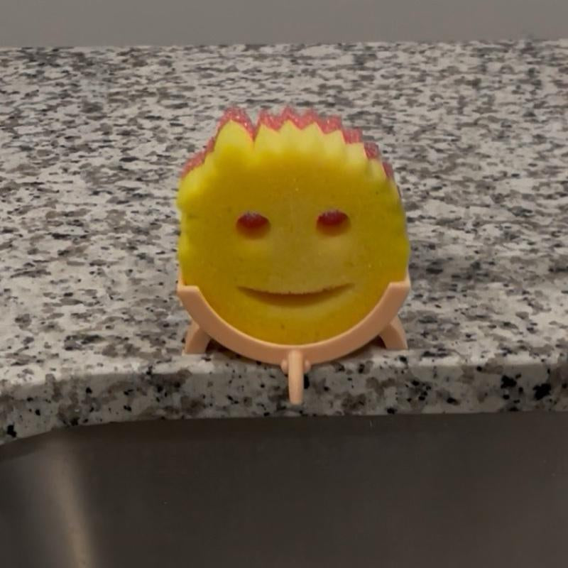 Sponge Diddy Sponge Holder with Integrated Drainage System