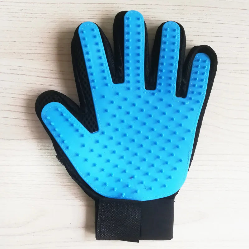 Pet Grooming Glove for Cats and Dogs - Deshedding Brush and Massage Tool for Bathing and Hair Removal