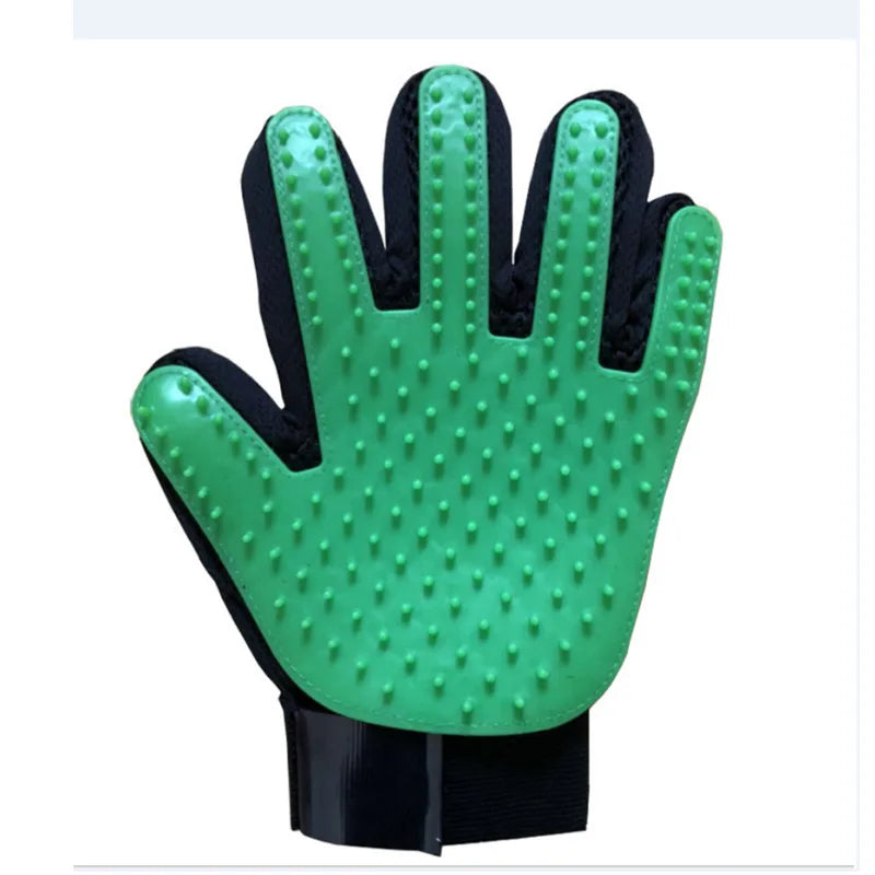 Pet Grooming Glove for Cats and Dogs - Deshedding Brush and Massage Tool for Bathing and Hair Removal