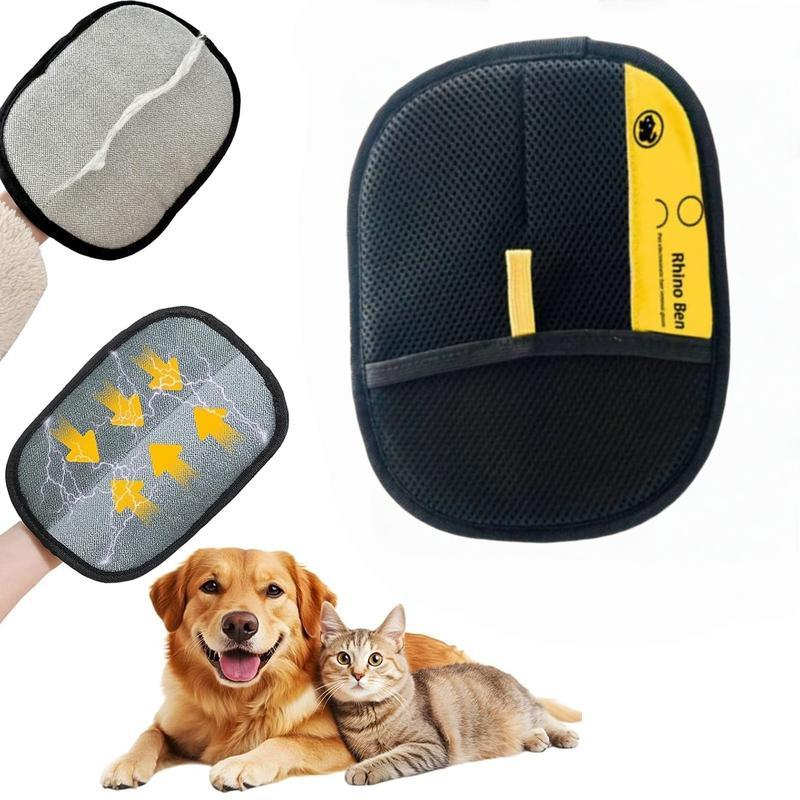 Pet Hair Removal Glove for Cats & Dogs, Reusable Magic Brush Pet Hair Remover Tool for Laundry, Couch, Carpet, Car Seat