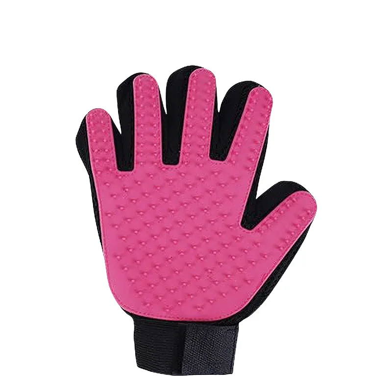 Pet Grooming Glove for Cats and Dogs - Deshedding Brush and Massage Tool for Bathing and Hair Removal