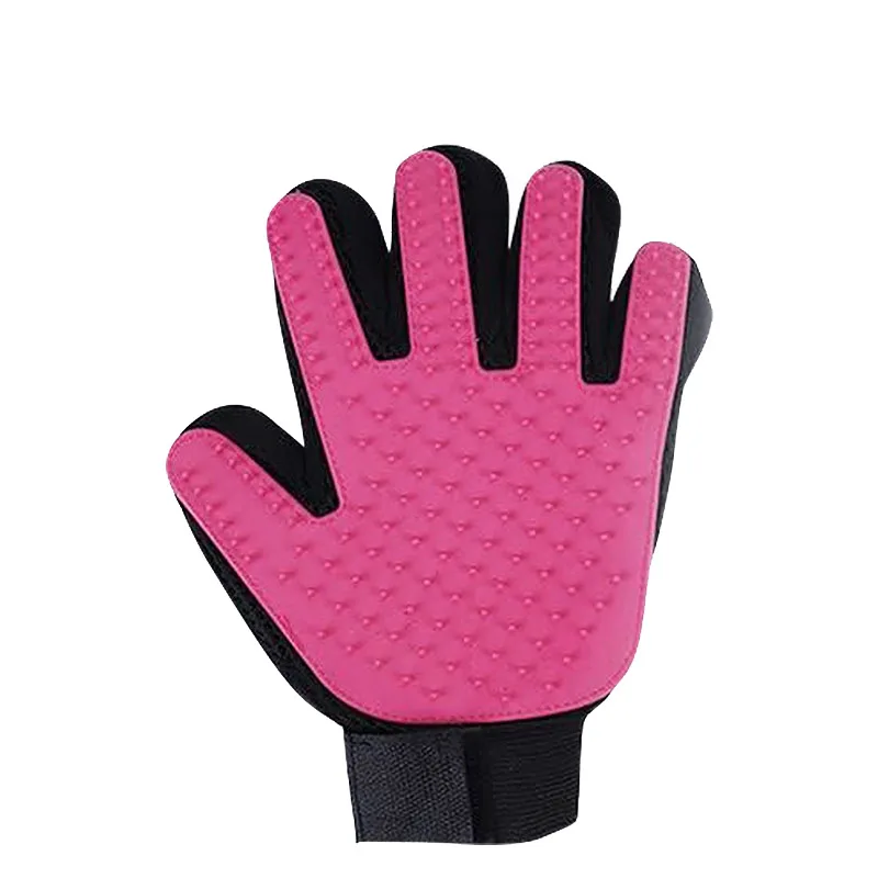 Pet Grooming Glove for Cats and Dogs - Deshedding Brush and Massage Tool for Bathing and Hair Removal