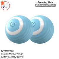 Automatic Rolling Cat Toy with Tail - Rechargeable Interactive Smart Mouse for Cats