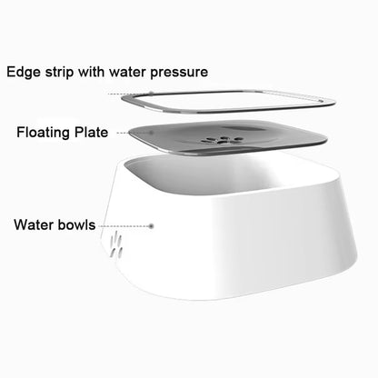 Portable Floating Water Bowl for Dogs and Cats - Splash-Free Design