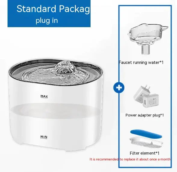 CuddTail™ Pet Water Dispenser – Automatic Drinking Fountain for Cats & Dogs, Fresh Hydration Made Easy