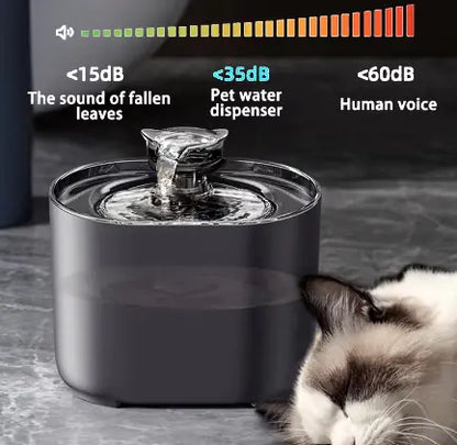 CuddTail™ Pet Water Dispenser – Automatic Drinking Fountain for Cats & Dogs, Fresh Hydration Made Easy