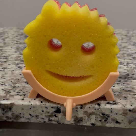 Sponge Diddy Sponge Holder with Integrated Drainage System