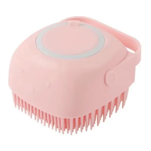 Silicone Dog Bath Massage Gloves and Brush - Pet Grooming Tool for Effective Cleaning and Shampoo Application