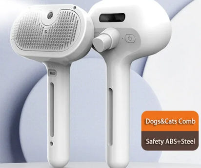 Cuddtail Tangle-Free Pro™ – 3-in-1 Pet Grooming Spray Comb