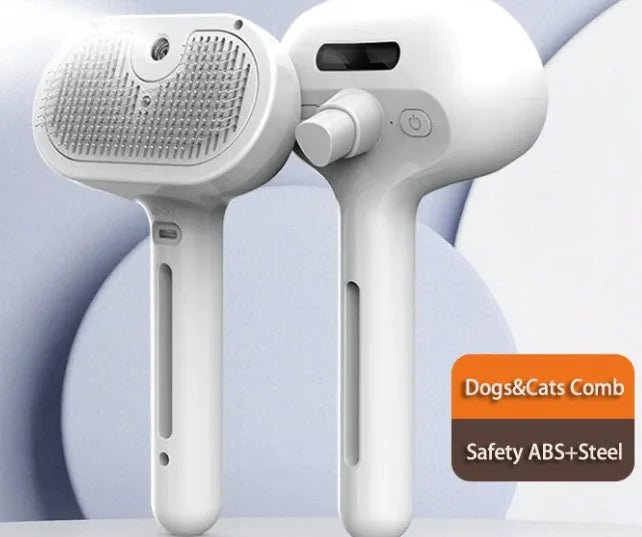 Cuddtail Tangle-Free Pro™ – 3-in-1 Pet Grooming Spray Comb