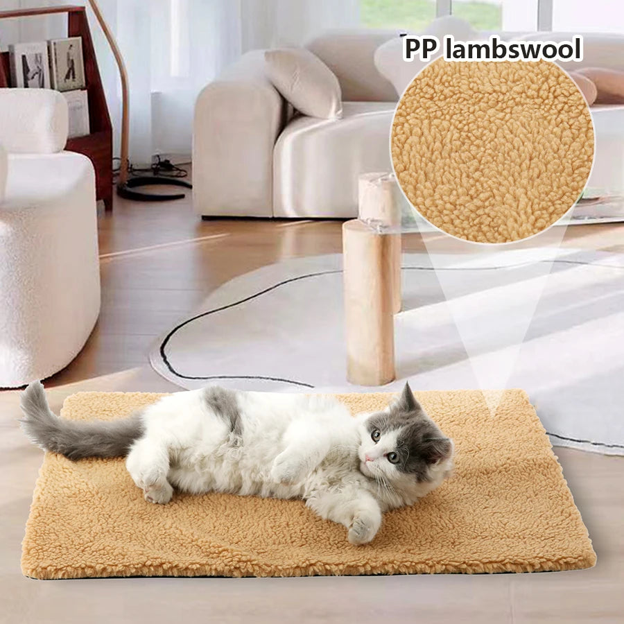CuddTail™ Self-Heating Pet Mat & Anti Pee Mat