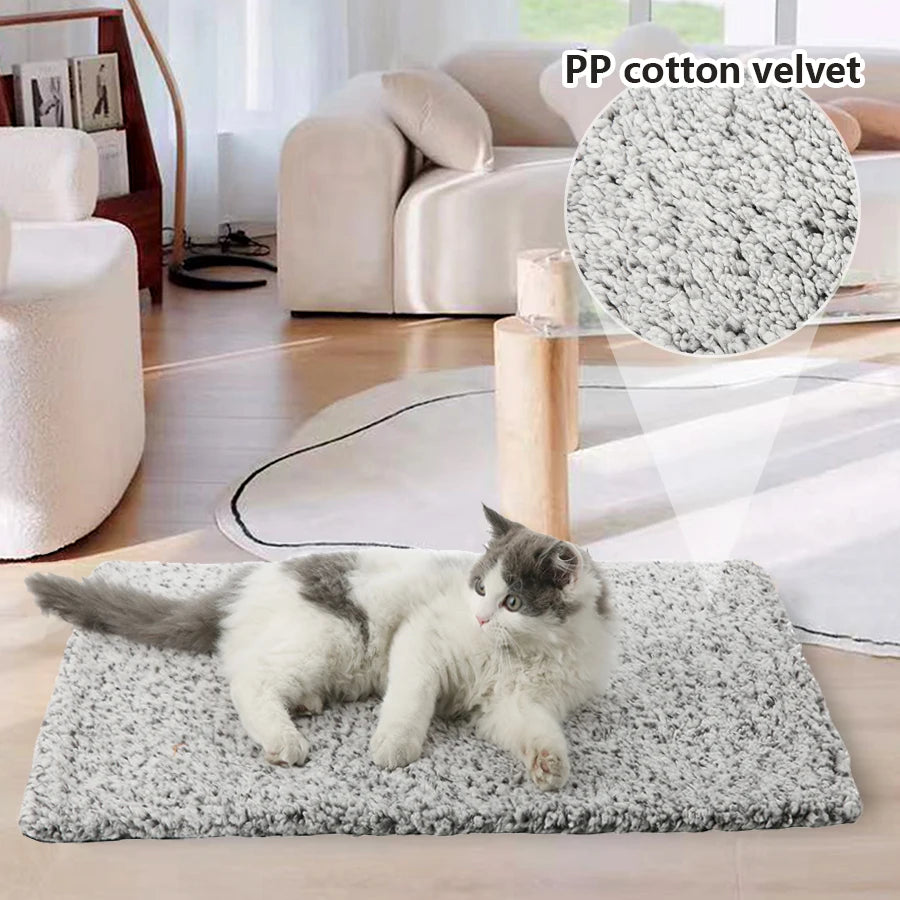CuddTail™ Self-Heating Pet Mat & Anti Pee Mat