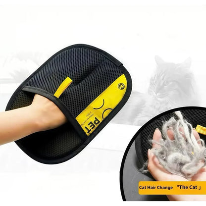 CuddTail™ Reusable Electrostatic Pet Hair Removal Gloves Grooming Glove