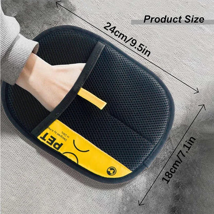 CuddTail™ Reusable Electrostatic Pet Hair Removal Gloves Grooming Glove
