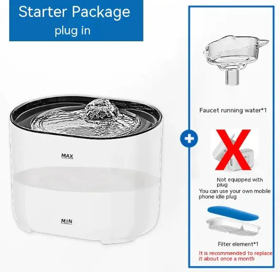 CuddTail™ Pet Water Dispenser – Automatic Drinking Fountain for Cats & Dogs, Fresh Hydration Made Easy