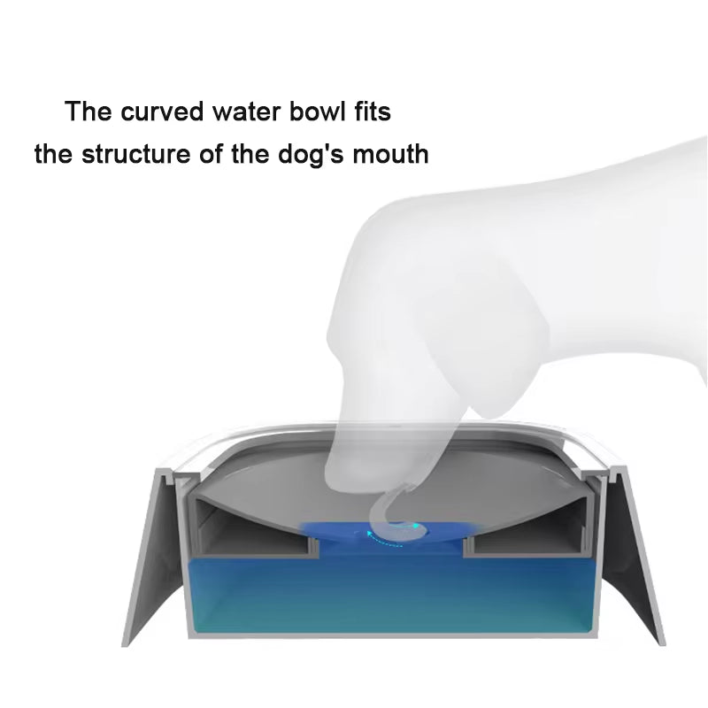 Portable Floating Water Bowl for Dogs and Cats - Splash-Free Design