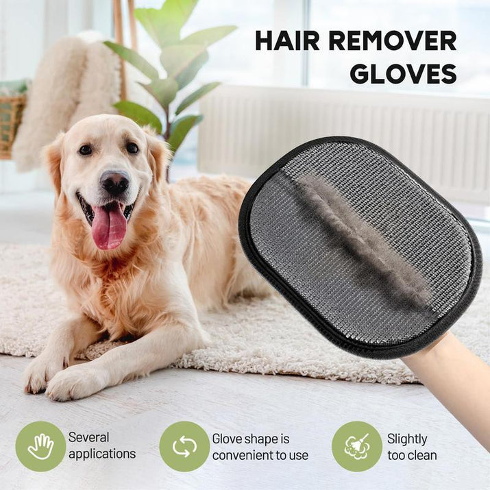 Pet Hair Removal Glove for Cats & Dogs, Reusable Magic Brush Pet Hair Remover Tool for Laundry, Couch, Carpet, Car Seat