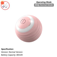 Automatic Rolling Cat Toy with Tail - Rechargeable Interactive Smart Mouse for Cats